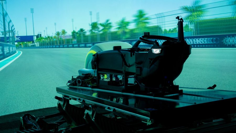 Cadillac Formula 1 team simulator