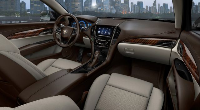 The 2013 Cadillac ATS compact luxury sedan features a driver-focused interior with thoughtfully crafted materials and the intuitively integrated CUE technology, a comprehensive in-vehicle experience that merges intuitive design with auto industry-first controls and commands for information and entertainment data. There are also seven interior color and trim combinations, complementing the dynamic exterior design elements and supporting the ATS’ fun-to-drive attitude.